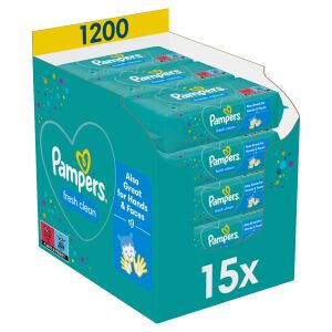 Pampers Fresh Clean vlažne maramice 1200 kom
