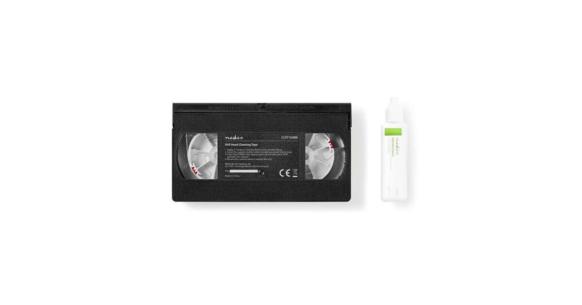 NEDIS Head Cleaning Tape 20 ml VHS Fejek Fekete VHS tisztító CLTP100BK Pepita.hu