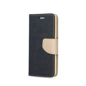 Fancy Xiaomi Redmi Note 12S 4G Side-Opening Magnetic Book Case with Silicone Interior Black - Gold 85367285 - OEM