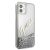 Guess GUHCP12SGLVSSI iPhone 12 mini 5,4" srebrny/silver hardcase Glitter Vintage Script 91052232