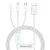 Quick Charge USB to M+L+C Baseus Superior Data 3.5A 1m (White) 85384684