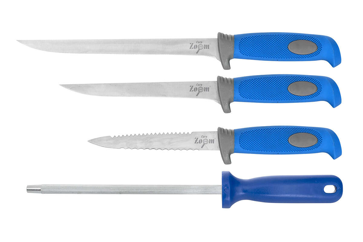 Carp Zoom Delux filéző késkészlet, CZ Delux filéző késkészlet