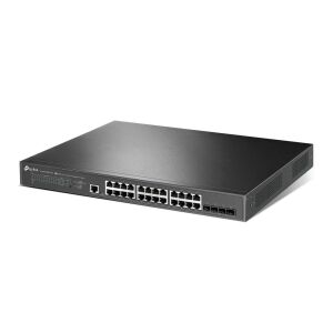 TP-Link TL-SG3428XPP-M2 24 portos Gigabit Ethernet switch ferde nézet - TP-Link