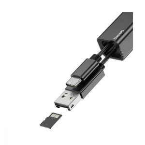 Baseus ACDKQ-HG01 Micro SD kártyaolvasó USB-C és USB-A csatlakozókkal, fekete - Külső kártyaolvasó