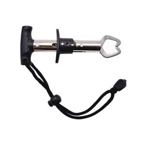 PZ Predator-Z halkiemelő, 16 cm, rozsdamentes acél pofák, egy kézzel használható, biztonságos fogás, zsinórral - Halvédelem