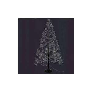 Fa ledes fehér 210cm 23' 3000 ledes fenyőfa világítással többrózsás kültérre is 85764384 