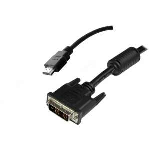 Goobay DVI to HDMI cable, 1 meter, black, male to male, single link - Computers and Accessory