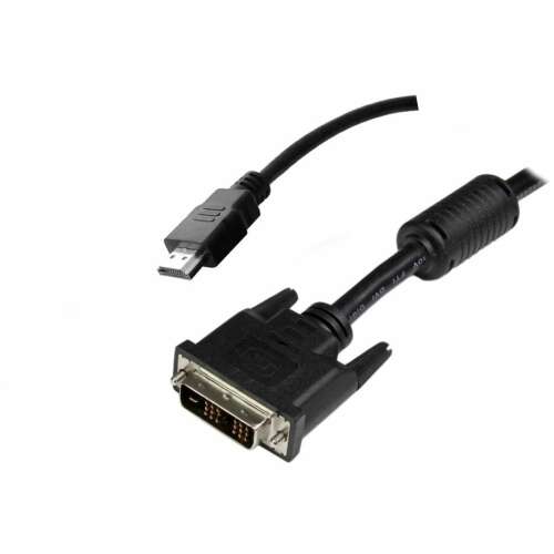 Goobay DVI to HDMI cable, 1 meter, black, male to male, single link