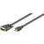 Goobay DVI to HDMI cable, 1 meter, black, male to male, single link