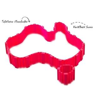 Rote Silikon-Tortenform, verstellbare Form, Herz, Zahl, Buchstabe, Kuchenform - Küchenaccessories