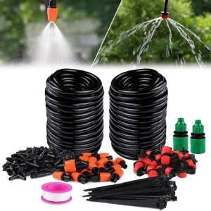 147-teiliges Tropfbewässerungssystem-Set, einschließlich Schläuche, Sprinkler, Anschlüsse und anderes Zubehör - Bewässerung