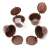 Reusable coffee capsules for Nescafe Dolce Gusto machines, set of 4, brown, open, with lid and spoon