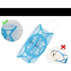 3D Silikon Masken Einsatz, bequem und atmungsaktiv, verhindert das Beschlagen der Brille, blaue Farbe - Mundschutz