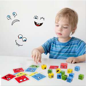 Készségfejlesztő emojis kirakó, logikai fejlesztőjáték 51090050 Fejlesztő játékok bölcsiseknek