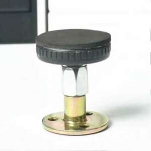 Adjustable furniture bumper, wall protector, furniture stopper, metal and rubber, adjustable height - Home Safety