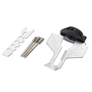 Chainsaw chain sharpening kit for multi-tool, includes adapter, files, and wrench - Garden