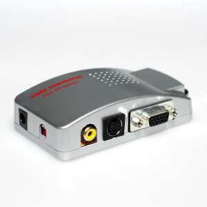 VGA to TV converter with VGA, RCA, and S-Video ports - VGA Adapter