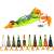 Duck fishing lure, silicone duck lure, fishing bait, duck bait, 360 degree rotation