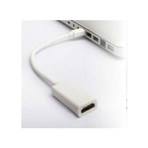 Adaptér Mini DisplayPort na HDMI, konvertor, biely, pre Macbook Air/Pro, MAC a iné multimediálne zariadenia