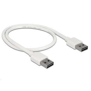 Delock 85192 EASY-USB 2.0 A > EASY-USB 2.0 A Kabel, 0,5 m, weiß (85192) 85568886 - Delock USB-Kabel