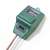 Analog soil pH and moisture meter, green, with probes, for measuring soil moisture and pH levels