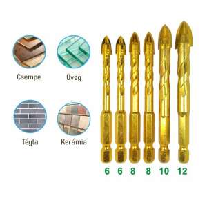 Set de burghie pentru ceramică și sticlă, 6 piese 51343769 - Accesorii pentru unelte