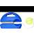 Tennis Trainer, blau, mit Tennisball und Schnur