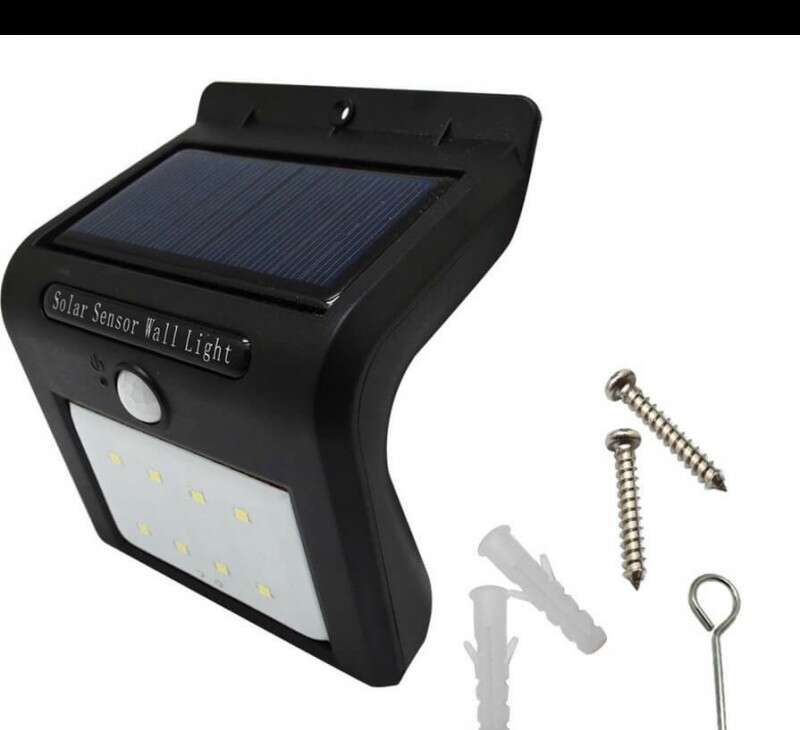 Motion Sensor Outdoor Solar Powered Lamp