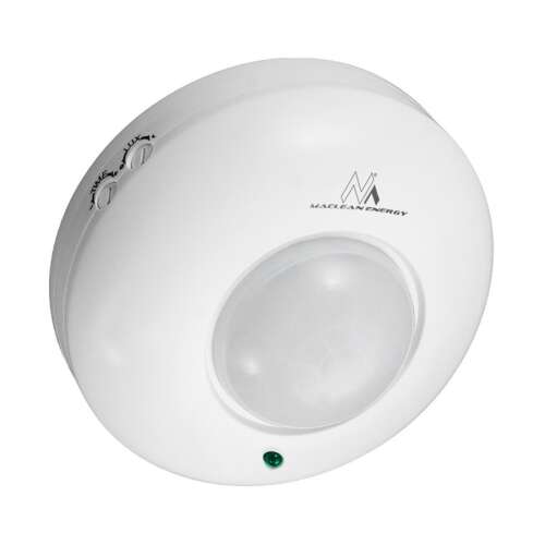 Maclean Energy MCE19 mennyezeti mozgásérzékelő, fehér, 1200W, 6m hatótávolság