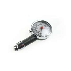 Manometer 7,5 bar, 0-110 PSI, strieborný a čierny - AMiO