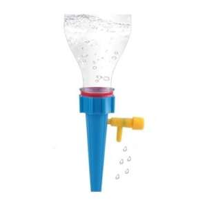 Automatic plant watering device, drip irrigation system, self watering spike, blue and yellow, 6 pack - Drip Irrigation System