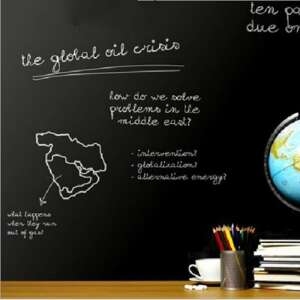 Self-adhesive Chalkboard Wall Sticker with Chalk (45 x 200 cm) 51330222 - Drawing Board