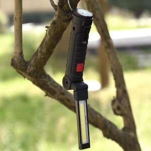 Lampă de lucru LED magnetică, reîncărcabilă prin USB, cu luminozitate reglabilă, lumină de urgență, rotație de 360 de grade - Lămpi de lucru