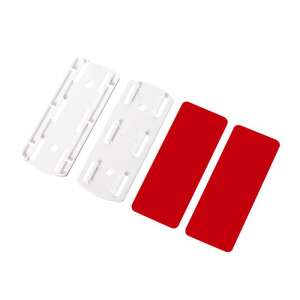 Steckdosenleistenhalter, Wandmontage, Kleber, einfache Installation, Kabel organisieren, aufräumen, Heimbüro, Schlafzimmer, Wohnzimmer - Nonbrand Verlängerungskabel