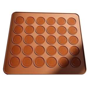 Macaron baking mat, showing the mat with macaron-shaped circles - Heat-resistant baking sheet