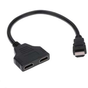 DUAL HDMI Cable HDMI Splitter - Same Image on Multiple Displays