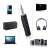 Mini Bluetooth Adapter mit verschiedenen Geräten, mit denen er verwendet werden kann, 3,5 mm Klinkenstecker, schwarz
