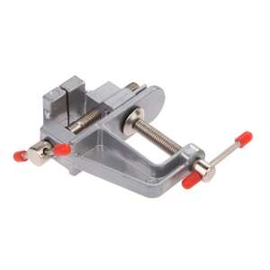 Hobbi satu small bench vise, aluminum, red handles - Vise