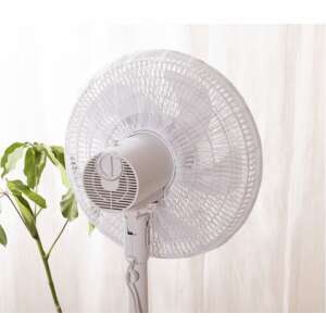 Fehér ventilátor biztonsági háló, gyermekbiztonsági háló ventilátorhoz - Háztartási kisgép kiegészítő