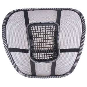 Fekete hálós deréktámasz autóba és irodai székbe - Derék- & Háttámasz