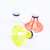 Shuttlecock-uri de badminton rezistente la vânt, set de 3, galben, alb, portocaliu