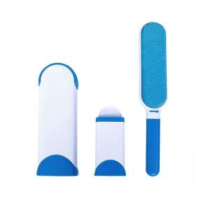 Haarentfernerbürste für Haustiere, Fusselentferner, Fellentfernerbürste, blau und weiß, 2 Größen - Bürste, Schermaschine, Schere, Krallenschneider für Haustiere