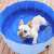 Dog cooling pool, portable dog pool, foldable dog pool, pet pool, dog bath, summer dog pool, outdoor dog pool, dog swimming pool, blue dog pool, dog cooling