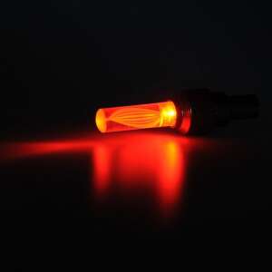 Rote LED-Ventilkappe für Fahrrad, Motorrad, Roller oder Auto - Zubehör für Fahrräder