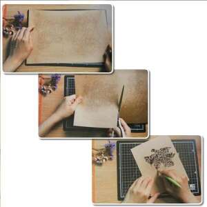 Paper cutting art set with 112 templates, showing how to cut paper with a knife on a cutting mat - Paper Cutter