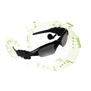 Ochelari de soare negri cu căști Bluetooth încorporate pentru apeluri hands-free și ascultarea muzicii - Ochelari de soare pentru barbati