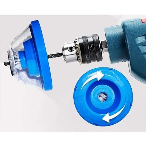 Drill dust collector attachment, blue dust collector for drill, drill dust catcher