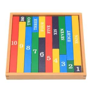 Bețe geometrice - joc educativ din lemn 51091522 - Jocuri si jucarii educative