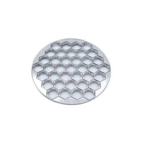 Aluminium-Form zum Herstellen von Knödeln, Ravioli und Bao mit 37 Löchern