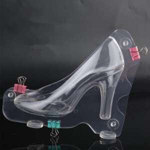 High Heel Shoe Chocolate Mold, Cake Decorating Mold, Fondant Mold, Clear Plastic Mold - Cookware & bakeware
